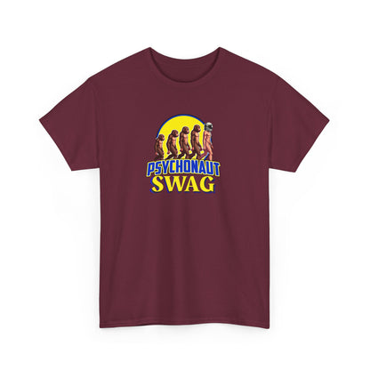 Psychonaut swag small biz, Heavy Cotton Tee, Cool Graphic T-Shirt, Streetwear Top, Gift for Psychonauts, Fun Casual Wear