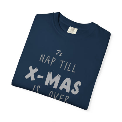 Nap Till X-Mas T-Shirt — Funny Christmas Holiday Tee