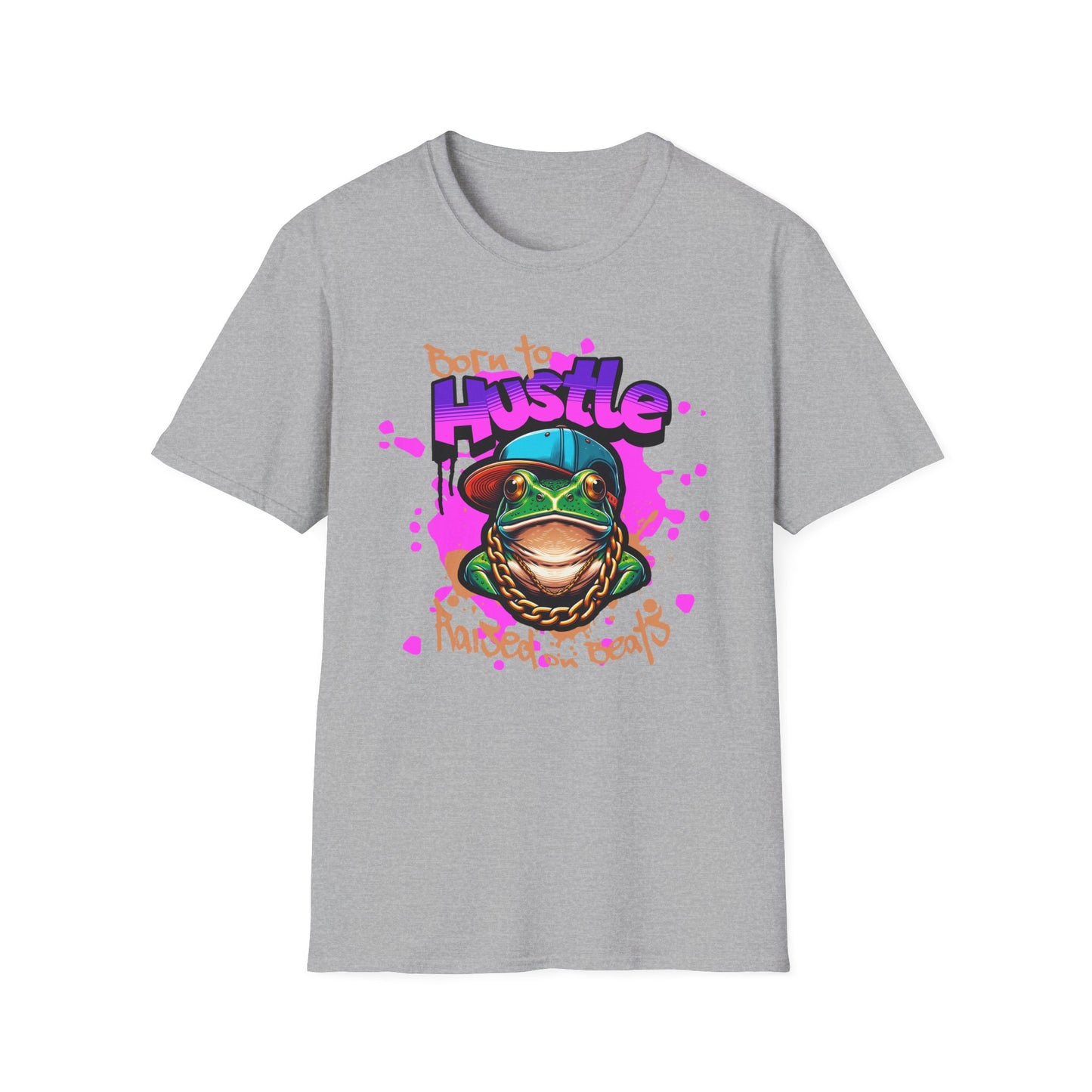Hustle Frog, Unisex Softstyle T-Shirt