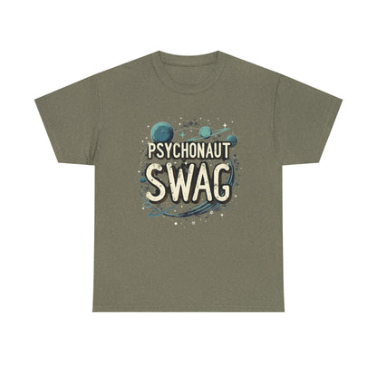 Galactic Vibe, Psychonaut Swag T-Shirt, Unisex Cotton Tee, Spiritual Vibes, Gift for Psychonauts, Casual Everyday Wear, Unique Graphic Tee