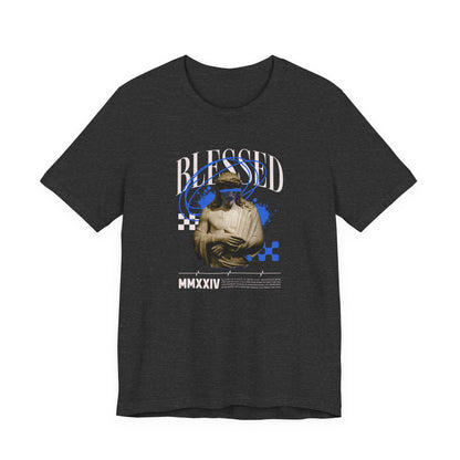 Blessed Statue Graphic Tee — Vintage Aesthetic Rome MMXXIV T-Shirt