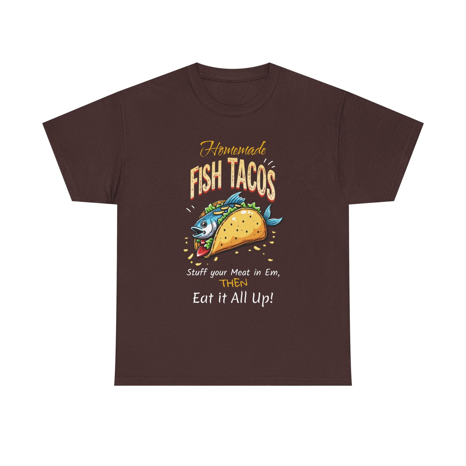 Fish Tacos Unisex Cotton Tee - Perfect for Food Lovers & Taco Tuesday - Psychonaut Swag
