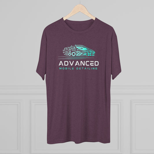 Advanced Mobile Detailing, Tri-blend, Tee | Car Enthusiast T-Shirt, Custom Auto Care Shirt, Gift for Car Lovers, Unique Vehicle Detailing Apparel