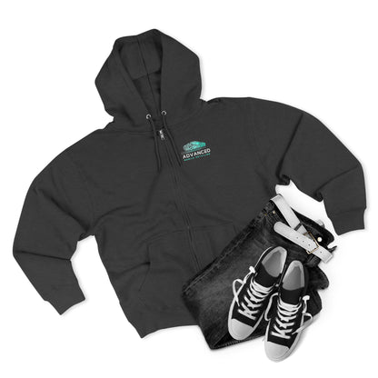 Advanced Mobile zip-up, Exploration Unisex Zip Hoodie, Cozy Zip Up, Casual Wear, Gift for Adventurers, Travel Enthusiasts
