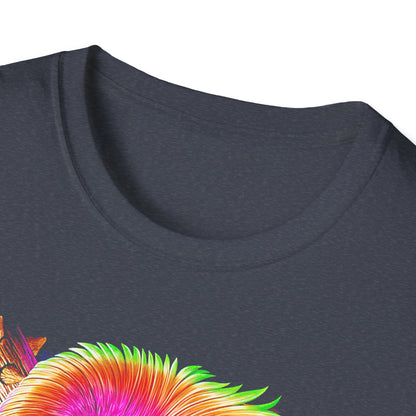 Punk skull, Unisex Softstyle T-Shirt