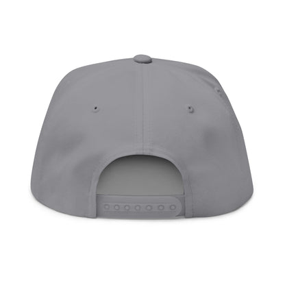 Sports Massage, Embroidered Flat Bill Cap — 'Body in Motion Sports Massage' Logo Snapback