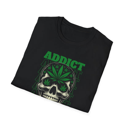 Cannabis Addict T-Shirt — Funny Marijuana Graphic Tee