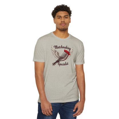 Matchmaking Specialist T-Shirt - Cupid Arrow Wings Graphic Tee