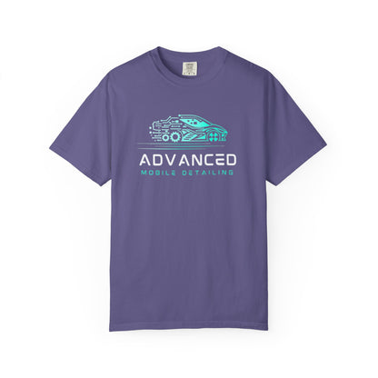 Advanced Mobile, Garment Dyed, T-Shirt, Unisex Graphic Tee, Casual Streetwear, Perfect Gift for Car Lovers, Vintage Style Merch, Everyday Wear