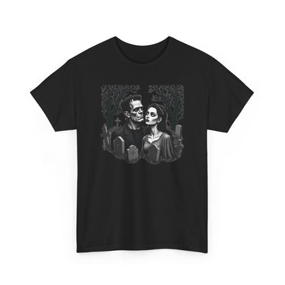 Gothic 'Until Forever' Couple Tee — Anniversary Season Graphic T-Shirt