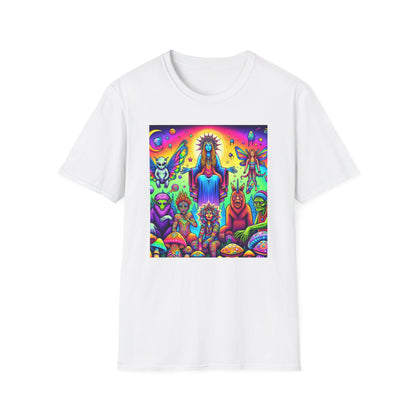 Mythical Creatures Unisex Softstyle T-Shirt - Last Supper Style - Psychonaut Swag