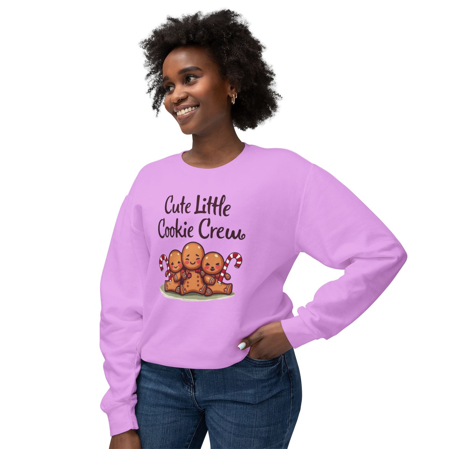 Cute Little Cookie Crew Sweatshirt – Holiday Gingerbread Family Crewneck