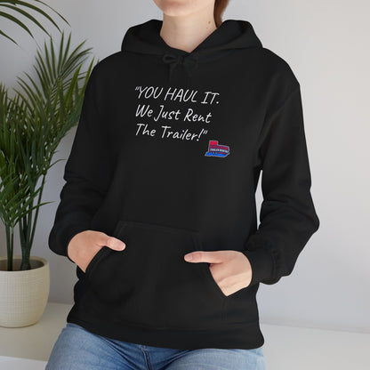 Kentuckiana Small biz swag, Trailer Rental Hoodie for Road Trips, Gifts for Adventure Lovers, Unique Hoodie for Renters, Travel Gear, Funny Sweatshirt