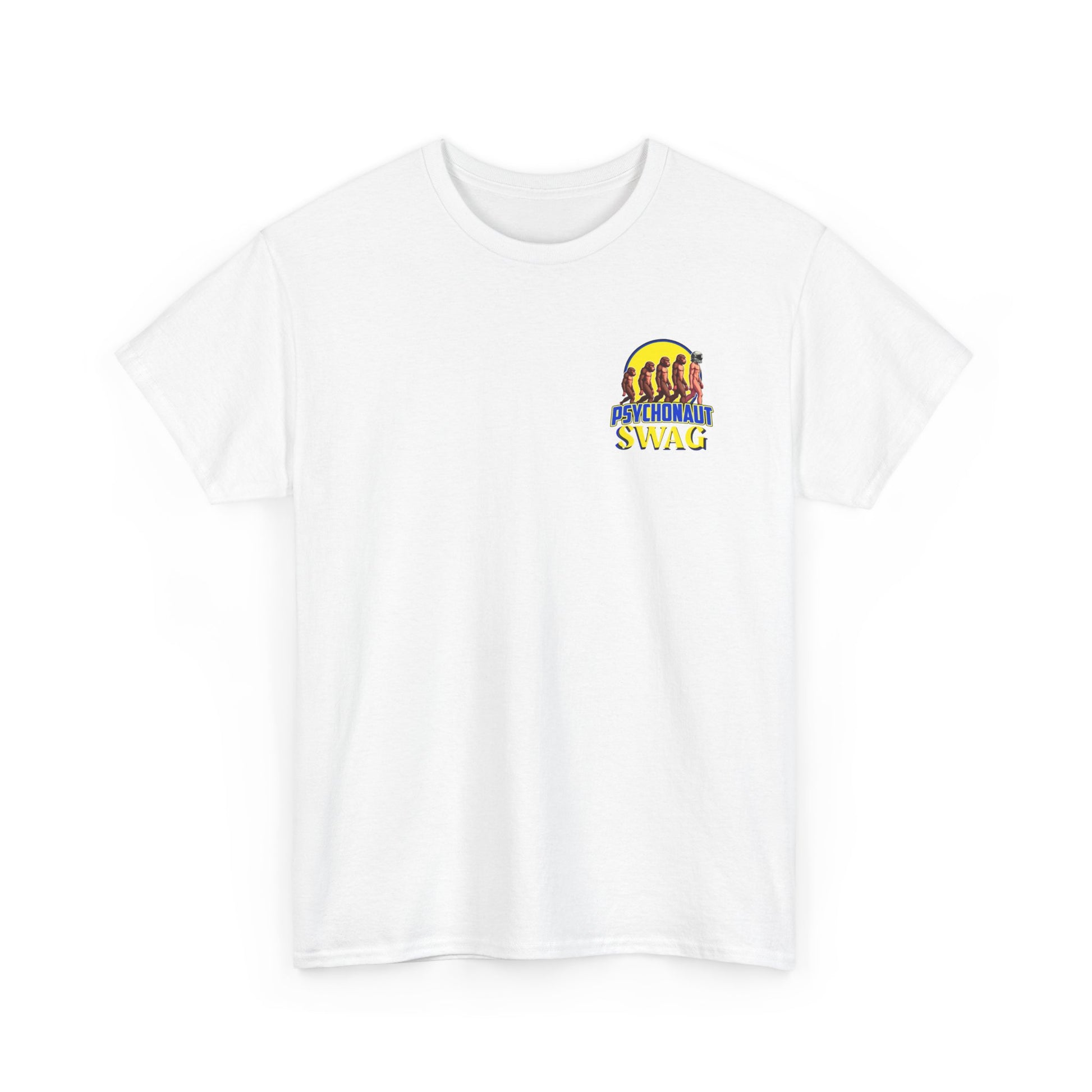 Colorful Retro Style Unisex Heavy Cotton Tee, Graphic Tee, Casual Wear, Gift Idea, Summer Fashion, Festival Outfit - Psychonaut Swag