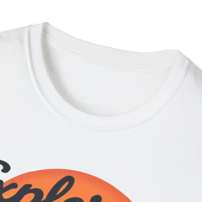 Explorer of the Year T-Shirt — Santa Hiker Vintage Outdoor Christmas Tee