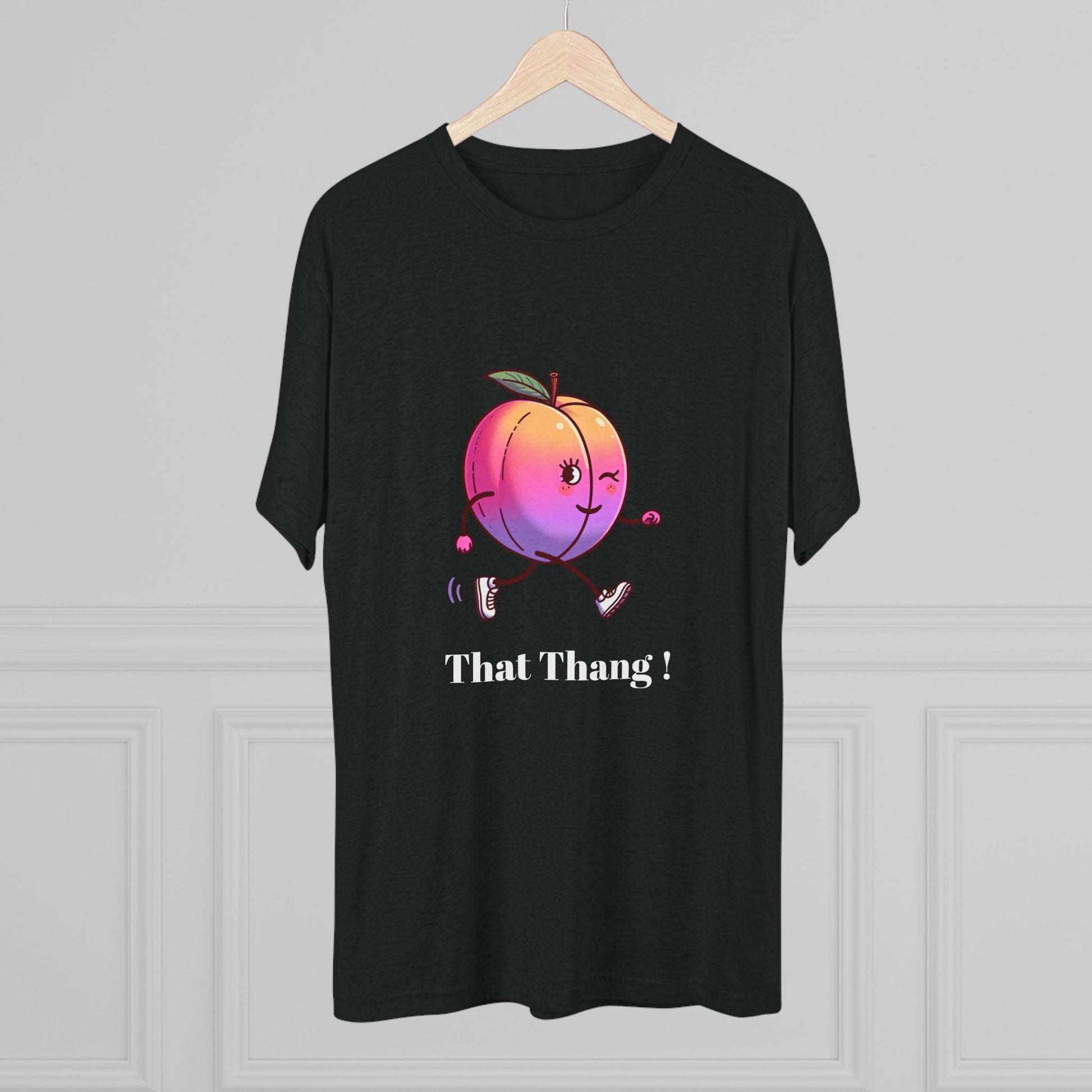 When a nice peach walks by, you gotta look. Unisex Tri-Blend Crew Tee - Psychonaut Swag