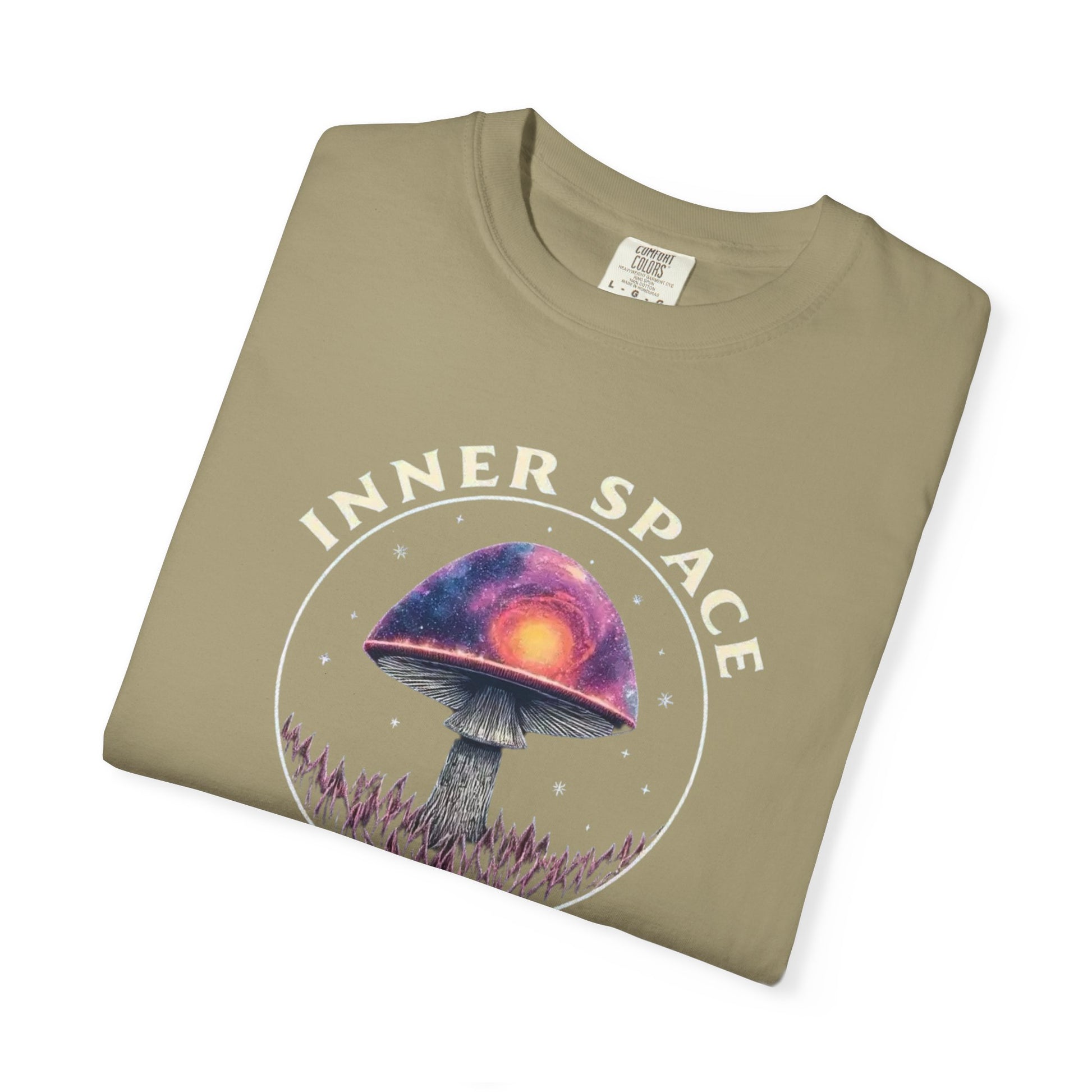 Inner Space Explorer T-Shirt, Unisex Graphic Tee, Cosmic Mushroom Apparel, Gift for Nature Lovers, Casual Wear for Adventurers - Psychonaut Swag