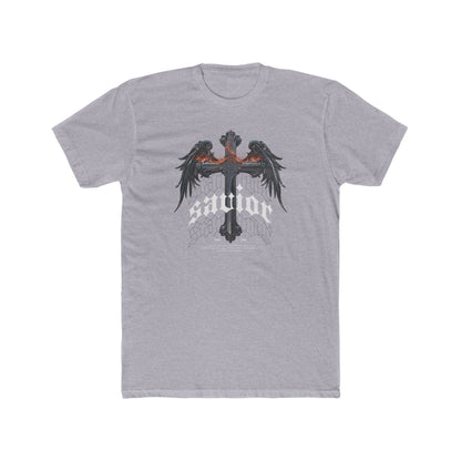 Savior Cross & Wings Graphic Tee - Gothic Christian Streetwear