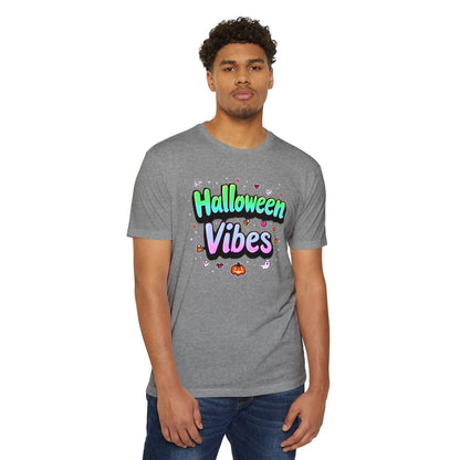 Halloween Vibes tee, Unisex T-Shirt, Spooky Graphic Tee, Fall Fashion, Halloween Costume, Casual Wear, Trick or Treat Shirt