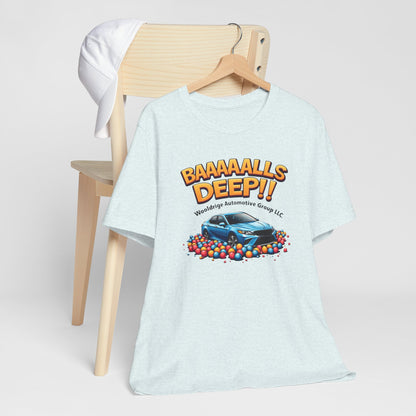 Baaaallls Deep, Unisex Jersey Short Sleeve Tee