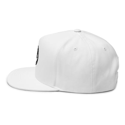 Sports Massage, Embroidered Flat Bill Cap — 'Body in Motion Sports Massage' Logo Snapback