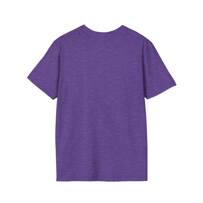 Cosmic Digital Dreams Unisex Softstyle T-Shirt - Vibrant Space-Inspired Design