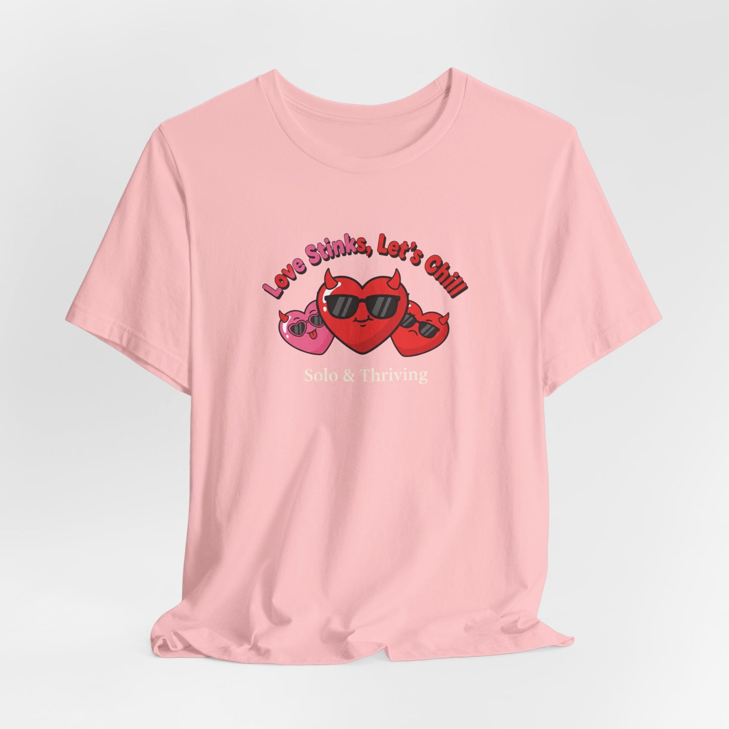 Love Smiles Tee — Retro Heart Sunglasses Graphic T-Shirt