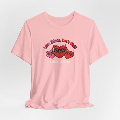 Love Smiles Tee — Retro Heart Sunglasses Graphic T-Shirt