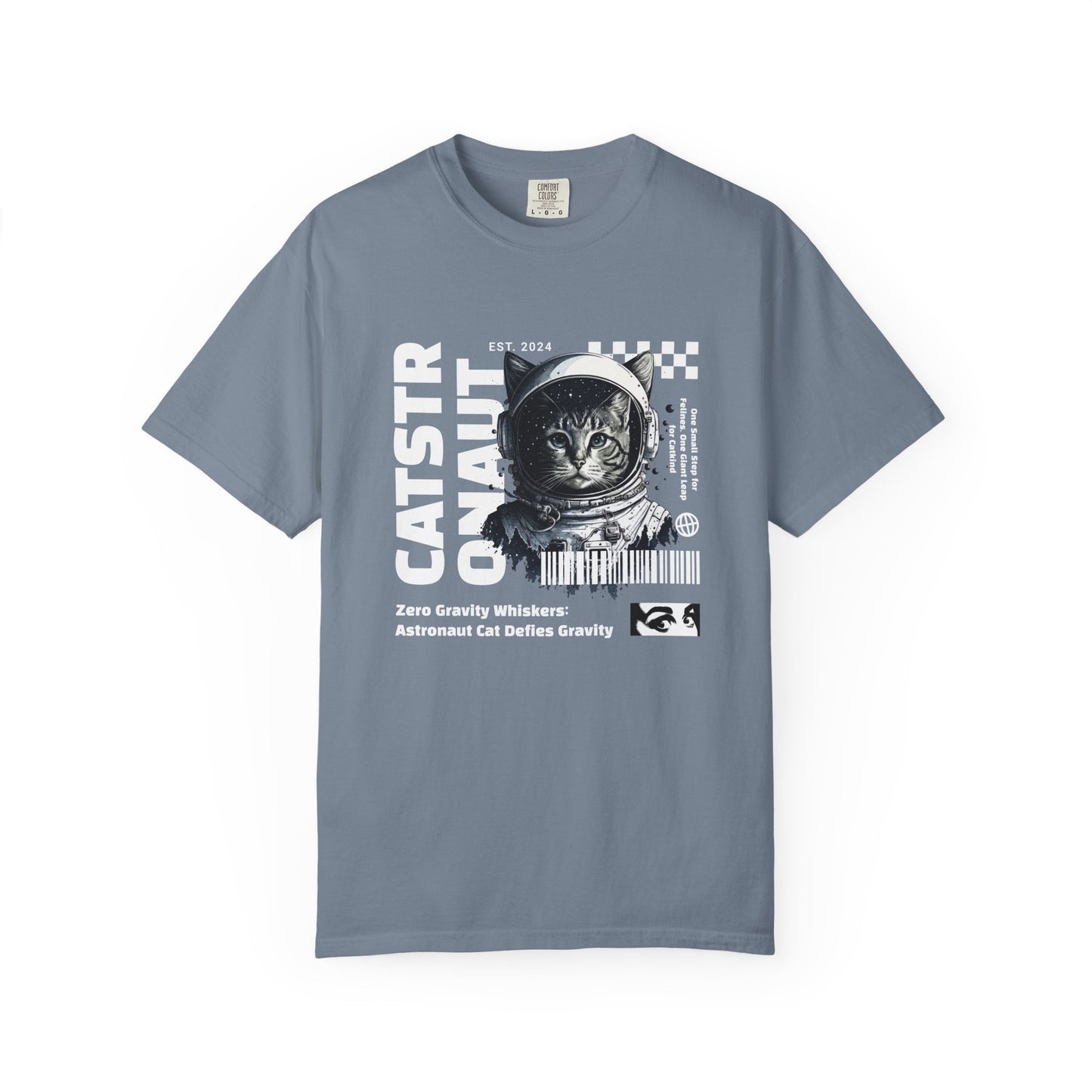 Castronaut, Astronaut Cat, Unisex Garment-Dyed T-shirt