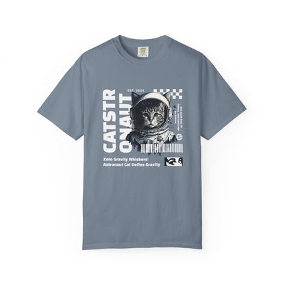 Castronaut, Astronaut Cat, Unisex Garment-Dyed T-shirt