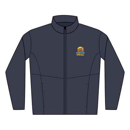 Psychonaut Swag, Small Biz, Men's Soft Shell Jacket, Stylish Windbreaker, Casual Outdoor Wear, Customizable Jacket, Perfect Gift for Him