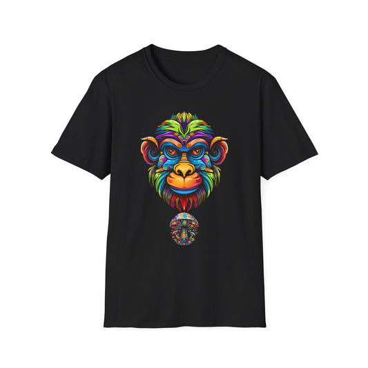 Stoned Ape, Psychedelic Unisex Softstyle T-Shirt