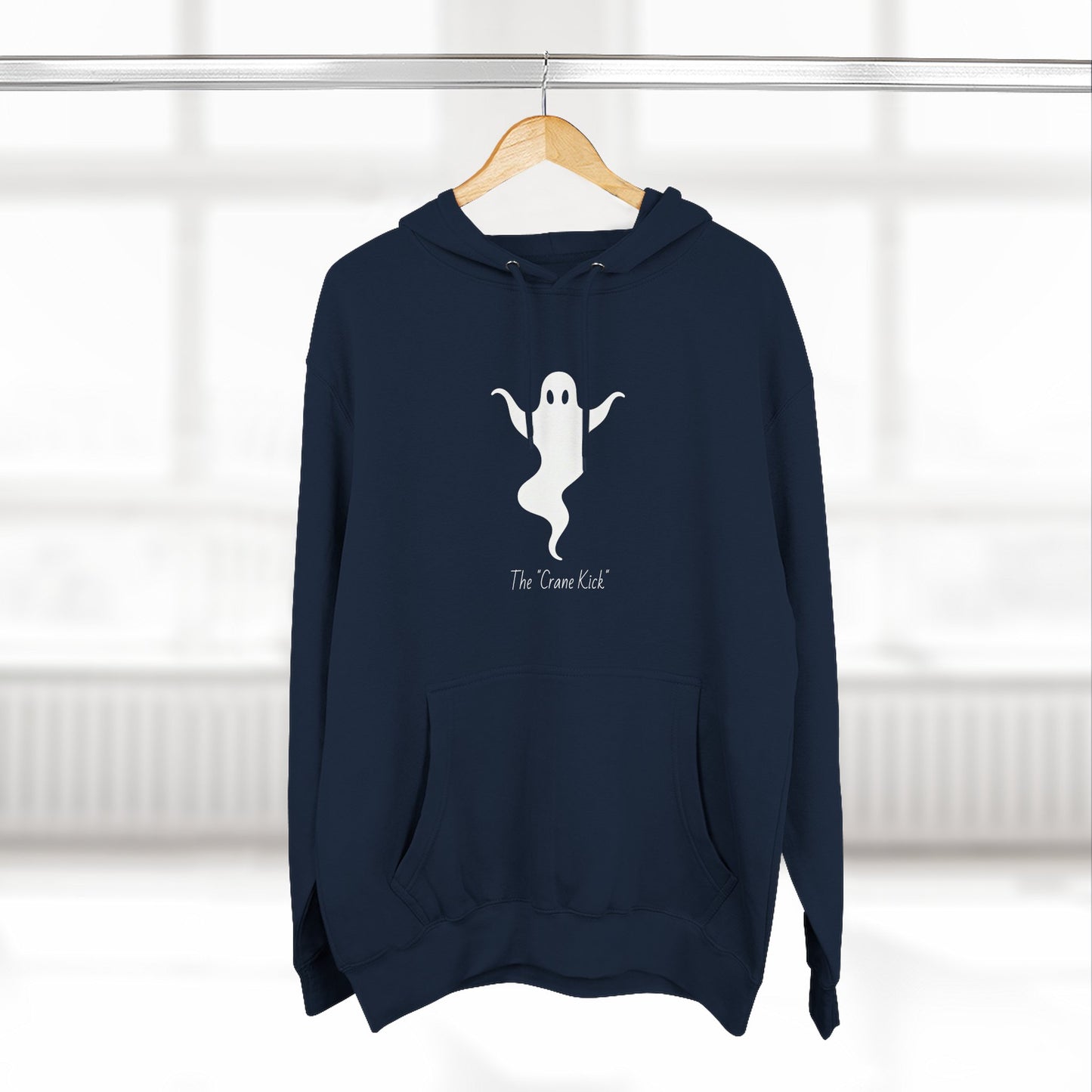 Ghost “Crane Kick” - Cute Halloween Pullover