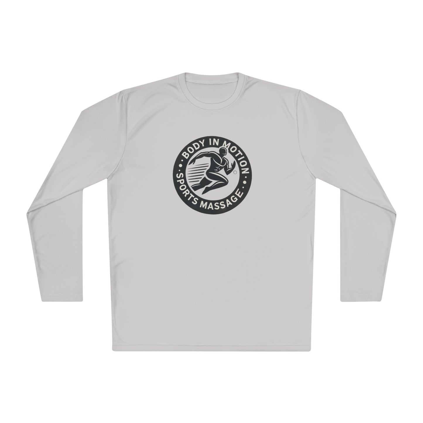 Sports Massage Long Sleeve Tee — "Body in Motion" Athletic Therapy Shirt
