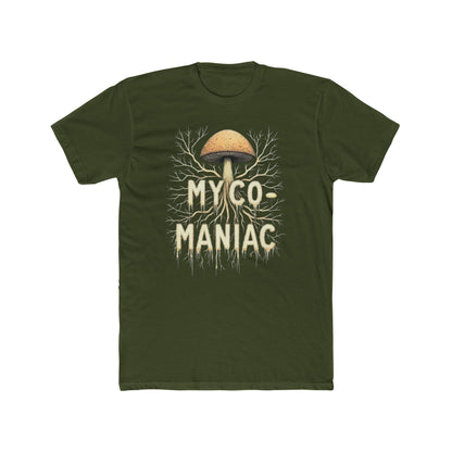 Myco-Maniac Unisex Cotton Crew Tee - Fun Fungi Shirt, Nature Lover Gift, Mushroom Enthusiast Apparel, Eco-Friendly Top, Perfect for [...] - Psychonaut Swag