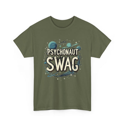 Galactic Vibe, Psychonaut Swag T-Shirt, Unisex Cotton Tee, Spiritual Vibes, Gift for Psychonauts, Casual Everyday Wear, Unique Graphic Tee