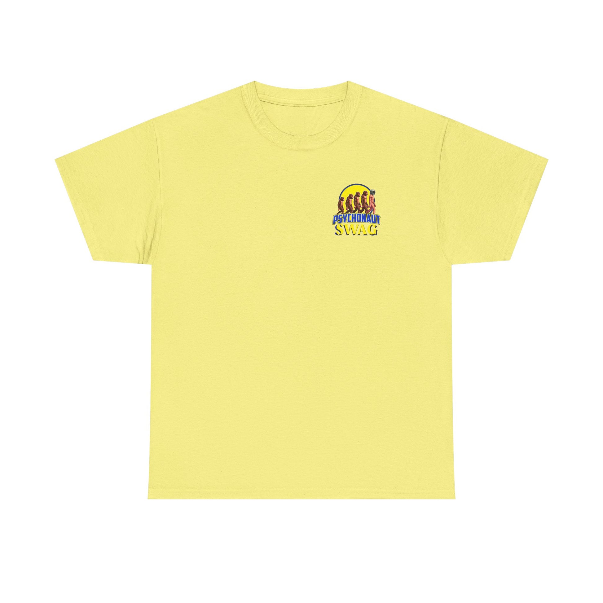 Colorful Retro Style Unisex Heavy Cotton Tee, Graphic Tee, Casual Wear, Gift Idea, Summer Fashion, Festival Outfit - Psychonaut Swag