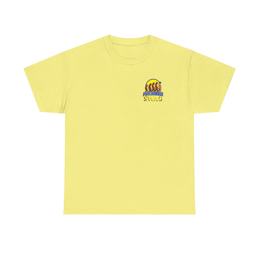 Colorful Retro Style Unisex Heavy Cotton Tee, Graphic Tee, Casual Wear, Gift Idea, Summer Fashion, Festival Outfit - Psychonaut Swag