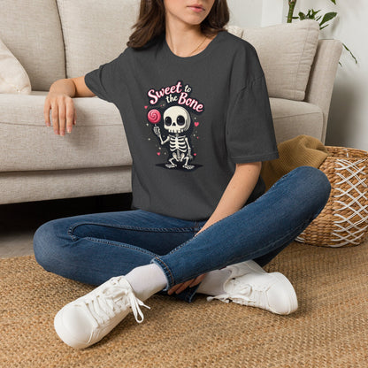Sweet to the Bone T-Shirt — Cute Skeleton Candy Graphic Tee