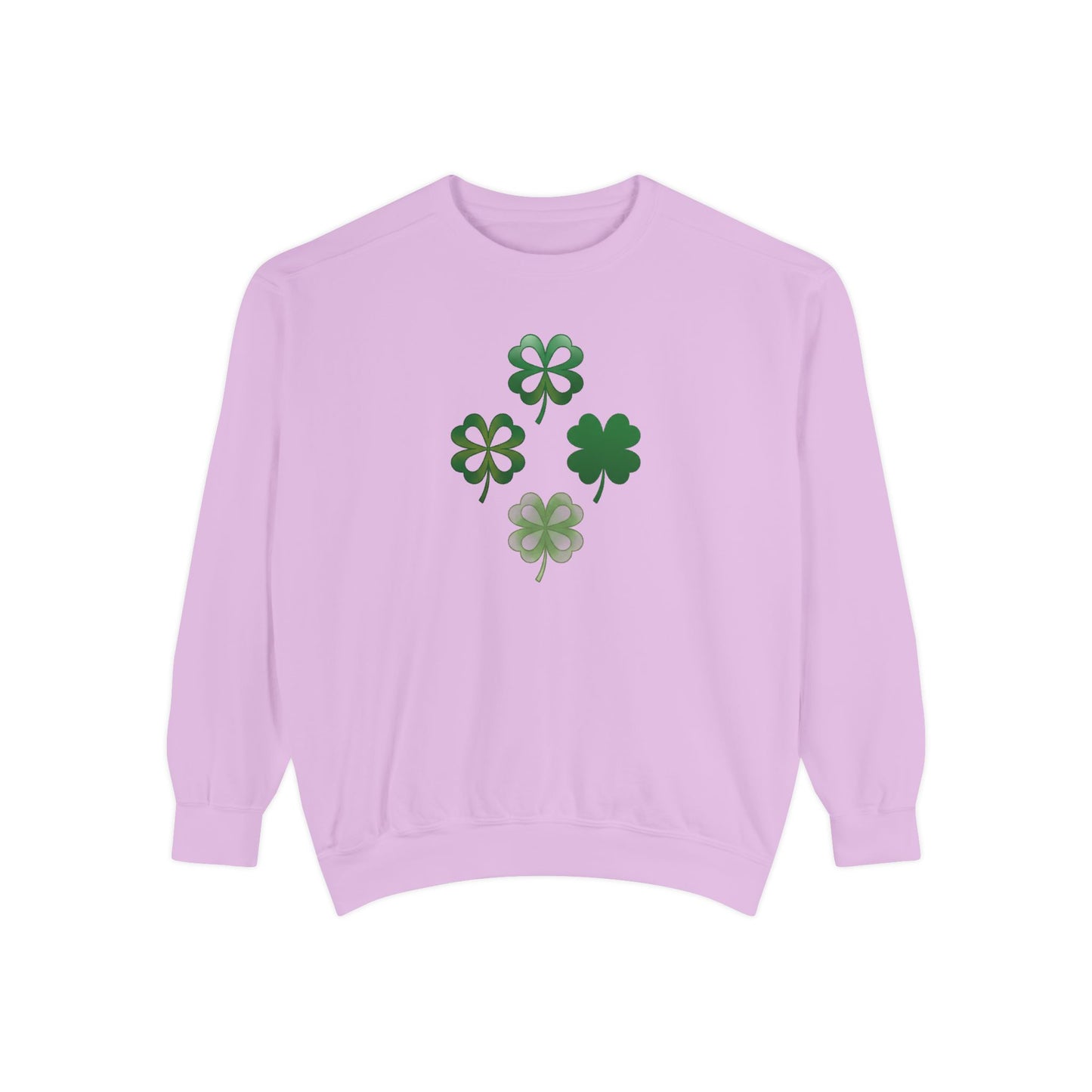 Clovers Unisex Garment-Dyed Sweatshirt