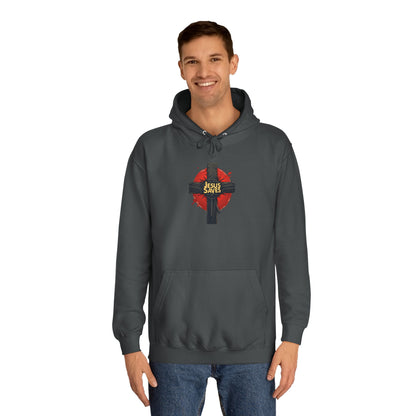 Christian Cross Hoodie – Jesus Saves Heart Graphic