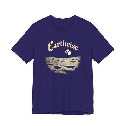 Earthrise Unisex Tee | Vintage Style Graphic Shirt, Eco-Friendly Apparel, Gift for Nature Lovers, Casual Wear, Astronomy Gift