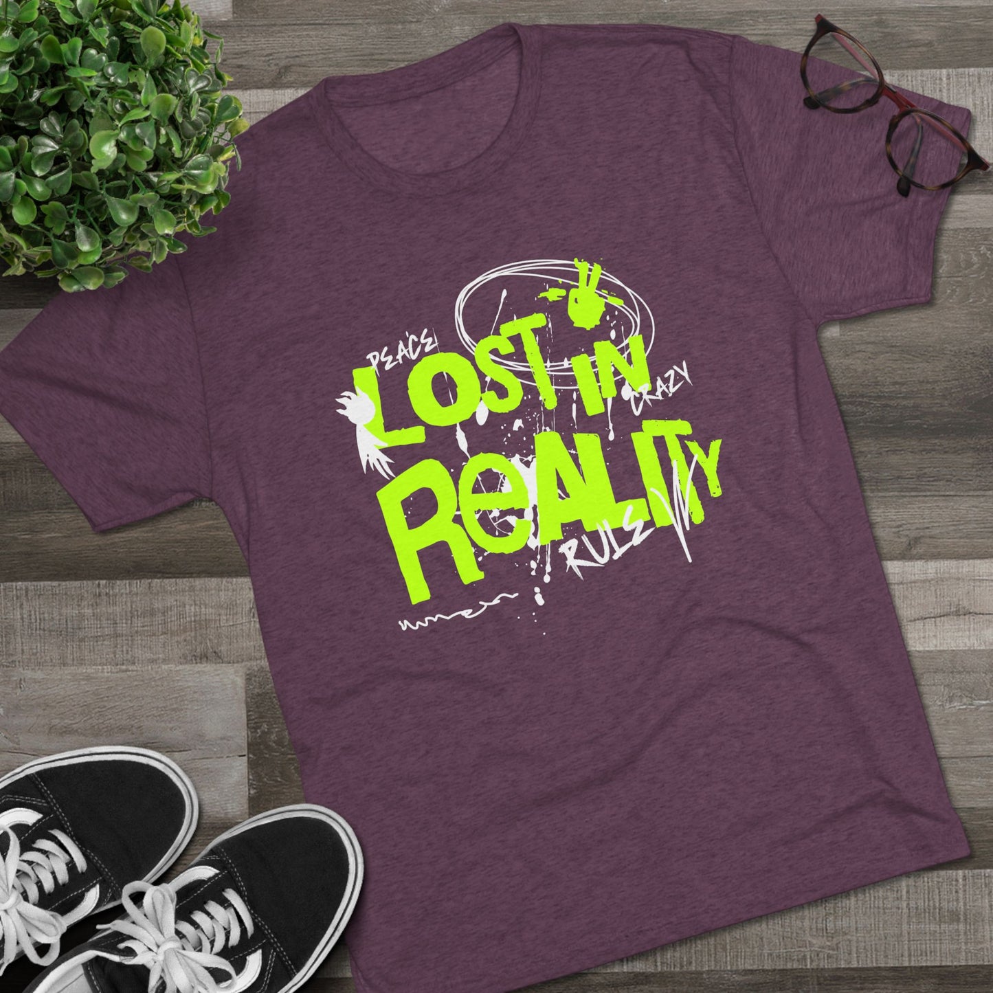 Lost in Reality, Unisex Tri-Blend Crew Tee