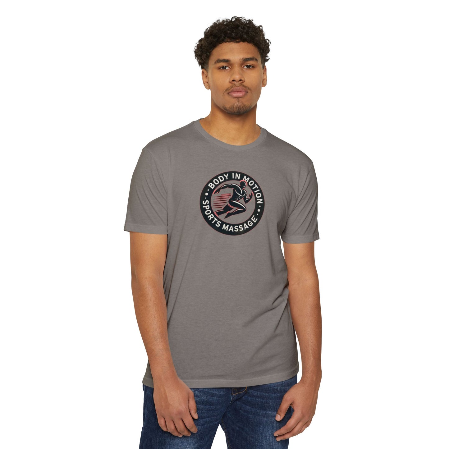 Body In Motion Sports Massage T-Shirt — Recovery & Mobility Athletic Tee