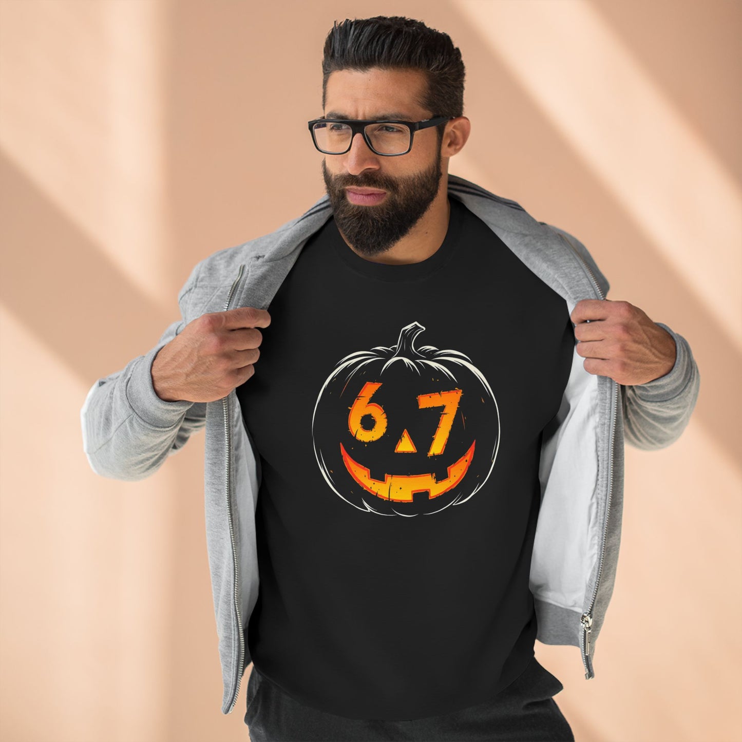 Halloween Pumpkin Crewneck Sweatshirt – Jack-O'-Lantern
