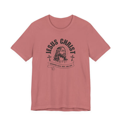 Jesus Christ T-Shirt — 'Spreading Faith, Hope, and Love' Religious Tee