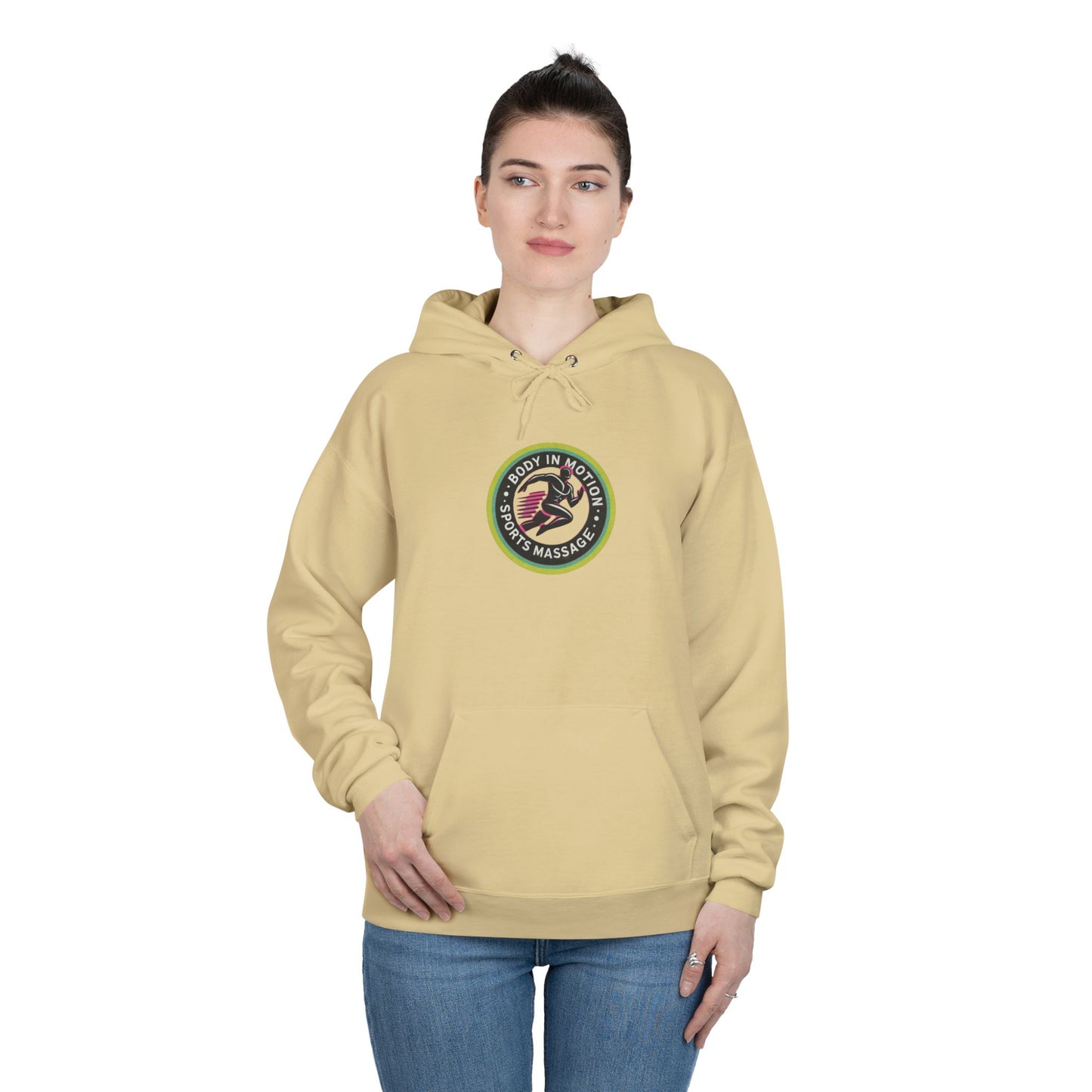Sports Massage, Logo Hoodie — 'Run Fast' Athletic Pullover