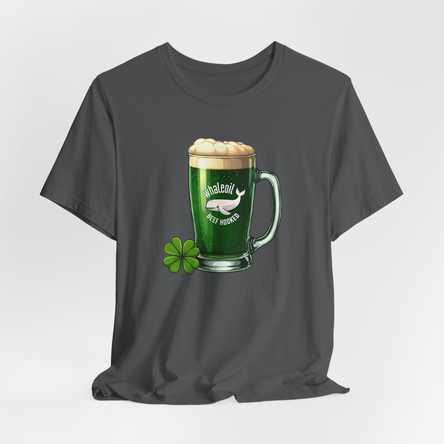St. Patrick's Day Green Beer T-Shirt — Lucky Shamrock Pint Graphic Tee