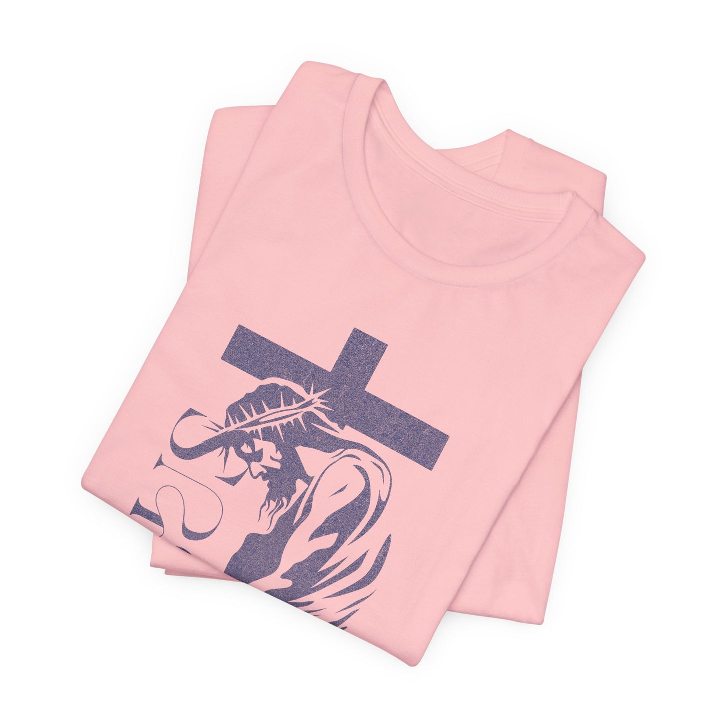 Christian Jesus Tee — Crown of Thorns Cross Graphic T-Shirt