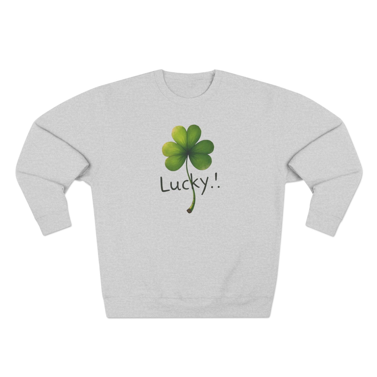 Lucky Clover Crewneck Sweatshirt — St. Patrick’s Day Shamrock Pullover